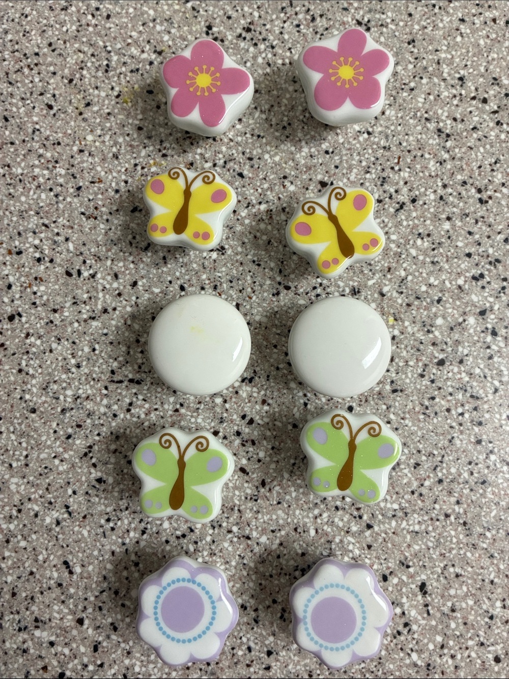 Ceramic Knobs set•10, like NEW!